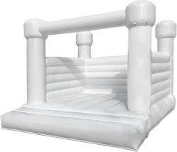 White Modern Bounce House